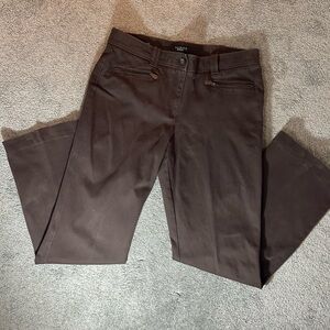 Talbots Women's Brown cotton blend pants, size 12